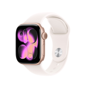 שעון חכם Apple Watch Series 11 42mm Aluminum Case Rubber Sport Band GPS אפל