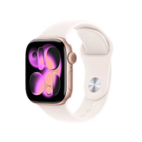 שעון חכם Apple Watch Series 11 42mm Aluminum Case Rubber Sport Band GPS + Cellular אפל
