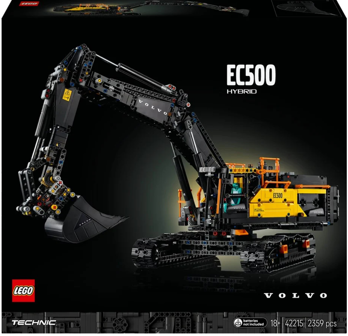 לגו טכניק מחפר Volvo EC500 Hybrid 42215