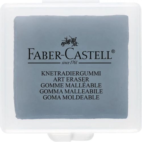 מחק פחם אפור גמיש Faber-Castell -Kneaded Eraser