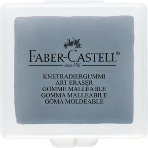 מחק פחם אפור גמיש Faber-Castell -Kneaded Eraser