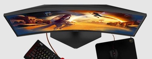 מסך מחשב קעור AOC 27