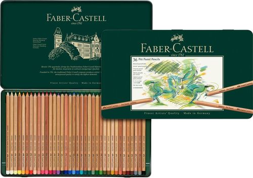 סט 36 עפרונות פסטל פיט Perfection Faber Pitt Pastel  
