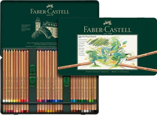 סט 60 עפרונות פסטל פיט Perfection Faber Pitt Pastel  