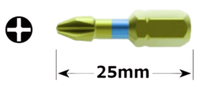 מארז 20 ביטים פיליפס PH1X25 מגנטי