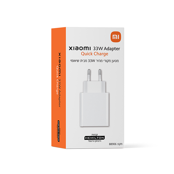מטען דגם Xiaomi 33W Charging (Type-A) EU