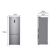 מקרר LG מקפיא תחתון בנפח 462 ליטר דגם GR-B479BF-יבואן רשמי!