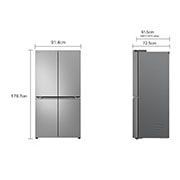 מקרר 4 דלתות 665 ליטר LG דגם GR-728S-יבואן רשמי!