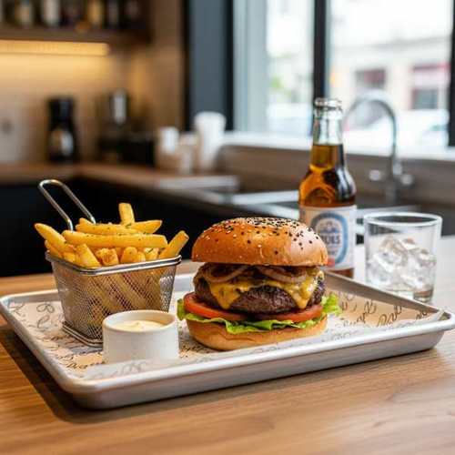 מגש פאסט פוד אלמניום 2.5*23*33 ס