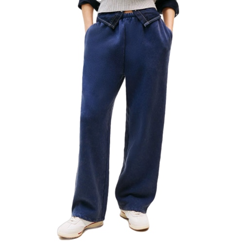 מכנס TOMMY JEANS מידות XS-L לנשים בגוון נייבי