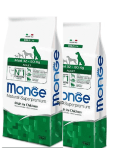מונג 2 יח גזע גדול ענק 12 קג מבצע 24 קג monge maxi adult