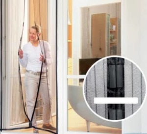 ערכת רשת נגד יתושים מתמגנטת DIY לדלת 120X220