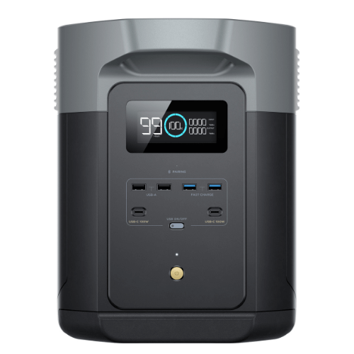 תחנת כח ניידת ECOFLOW DELTA 2 MAX קיבולת 2Kwh  הספק 2.4KW