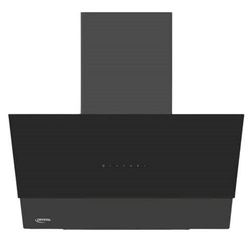 קולט אדים זכוכית 60 ס"מ Crystal קריסטל MCH63GB זכוכית שחורה