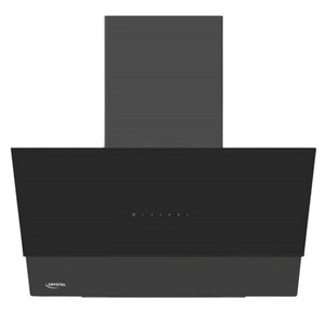 קולט אדים זכוכית 60 ס"מ Crystal קריסטל MCH63GB זכוכית שחורה