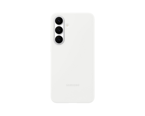 כיסוי סיליקון לבן עבור Galaxy S25 FE