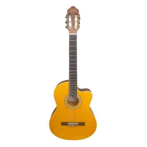 גיטרה קלאסית מוגברת דקה LC40CE בצבע טבעי מבית Legr Legrand