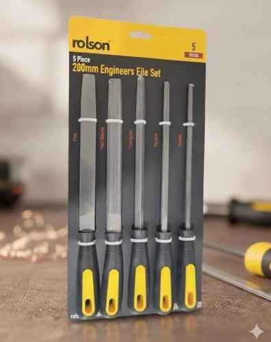 סט שופין למתכת - פצירות תוצרת ROLSON 