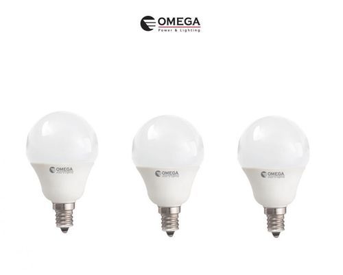 3 יחידות נורות לד כדור  OMEGA E14 7W G45 אור יום