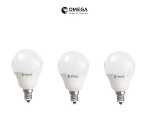 3 יחידות נורות לד כדור OMEGA E14 7W G45 אור יום