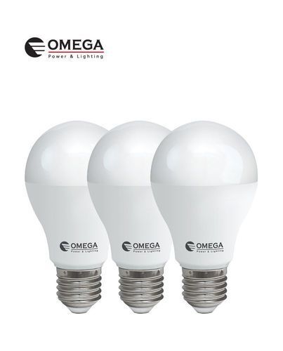 שלישיית נורות לד אור יום OMEGA 15W E27