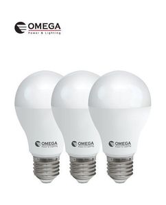 שלישיית נורות לד אור יום OMEGA 15W E27