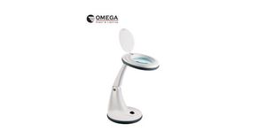 מנורת עם זכוכית מגדלת לשימוש מקצועי OMEGA