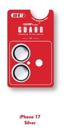 מגן זכוכית למצלמה אחורית לאייפון iPhone 17  כסוף