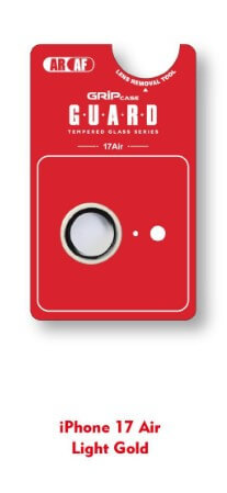 מגן זכוכית למצלמה אחורית לאייפון iPhone 17 Air זהב