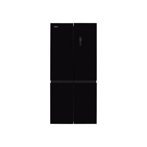 מקרר 4 דלתות 539 ליטר דגם KRF596WG-700122 KONKA בצבע זכוכית שחורה