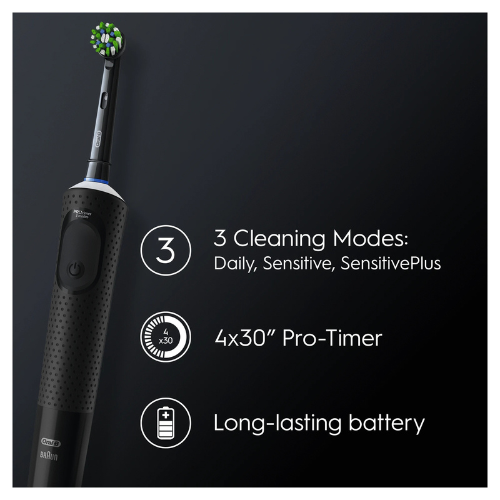 מברשת שיניים חשמלית צבע שחור Oral-B Vitality Pro D103ברפאלי - refali.co.il