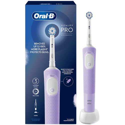 מברשת שיניים חשמלית צבע סגול Oral-B Vitality Pro D103ברפאלי - refali.co.il
