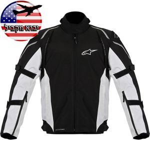 מעיל רכיבה 4 עונות דגם MEGATON DRYSTAR מבית Alpinestars שחור לבן