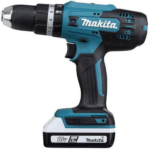 מברגה/מקדחה רטט נטענת עם 2 סוללות Makita HP488D002 18V