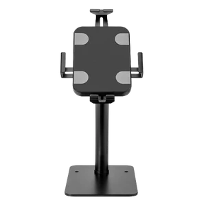 מעמד טאבלט שולחני שחור LUMI PAD33-03 פתרון מקצועי לתצוגה בטוחה נגד גניבות