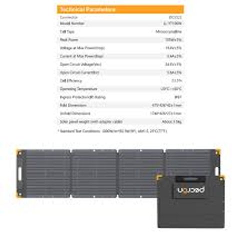פאנל סולארי PECRON 100W