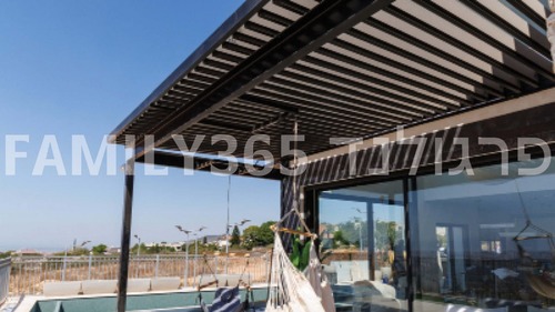 תכירו את פרגולת PERGULAND FAMILY 365 - פרגולה לרגעי משפחה מאושרים כל עונות השנה ( פרגולה חשמלית , פרגולה נאספת , פרגולה נפתחת )