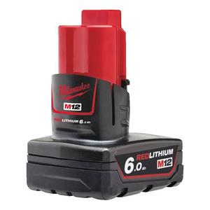 סוללה Milwaukee M12 6Ah 12V