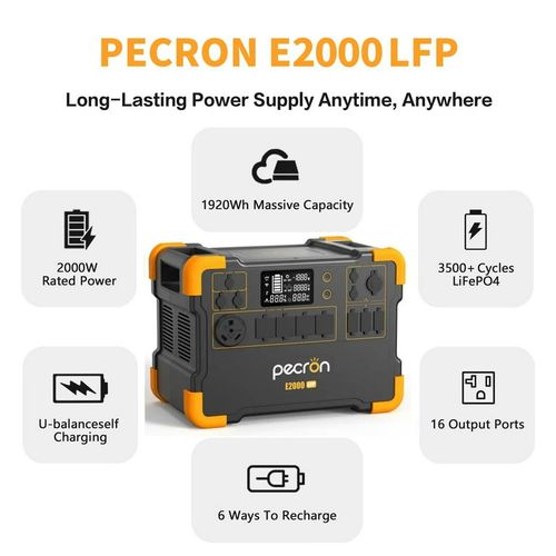 תחנת כח ניידת PECRON E2000LFP