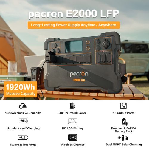 תחנת כח ניידת PECRON E2000LFP