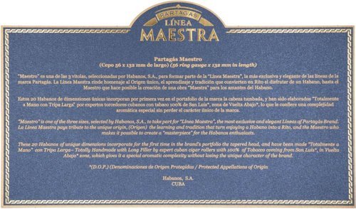 סיגר פרטגס לִינֵאָה מאסטרה – Maestro