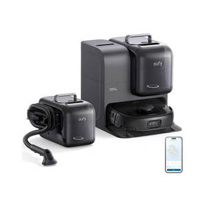 שואב אבק רובוטי משולב מכונת ניקוי לספות דגם OMNI E28 EUFY בצבע שחור