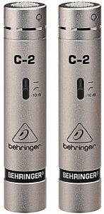 השכרת זוג מיקרופונים קונדנסר Behringer C-2