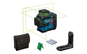 פלס לייזר צלב ירוק בוש GLL 80-33G – 3 קרניים (360°) 1065.500  Bosch