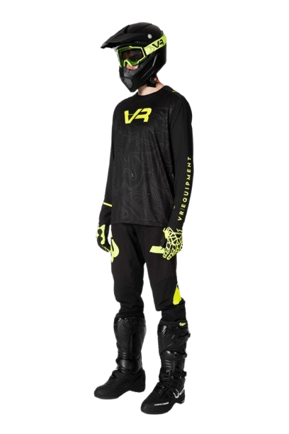 חליפת רכיבה וי אר 46 שחור / צהוב - VR46 MX RACING