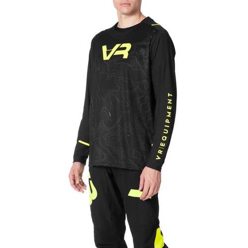 חליפת רכיבה וי אר 46 שחור / צהוב - VR46 MX RACING