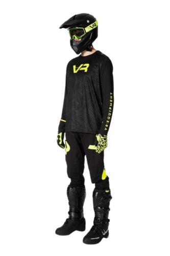 חליפת רכיבה וי אר 46 שחור / צהוב - VR46 MX RACING