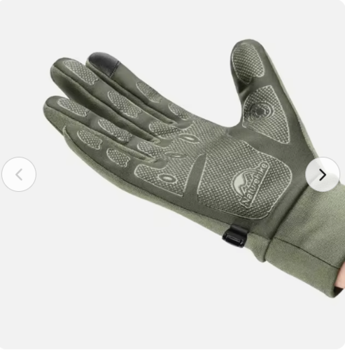 כפפות טרמיות עם טאץ  לתפעול נשק TUCH SCREEN מחממות  NATUREHIKE STRECH GLOVE