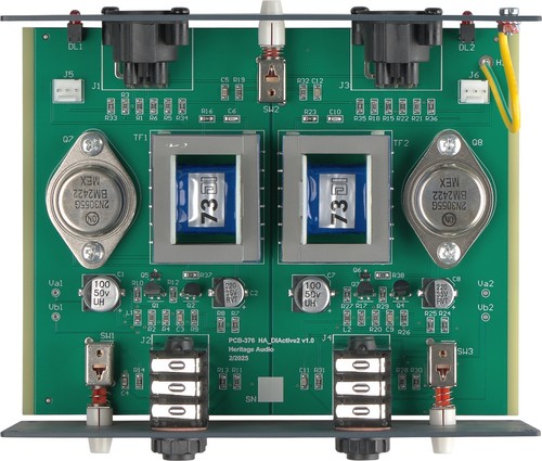 זווית נוספת Heritage Audio 73 DI 2 Dual Channel Active DI Box 