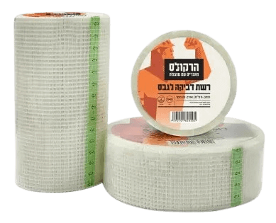 רשת דביקה פיברגלס לגבס 5X20